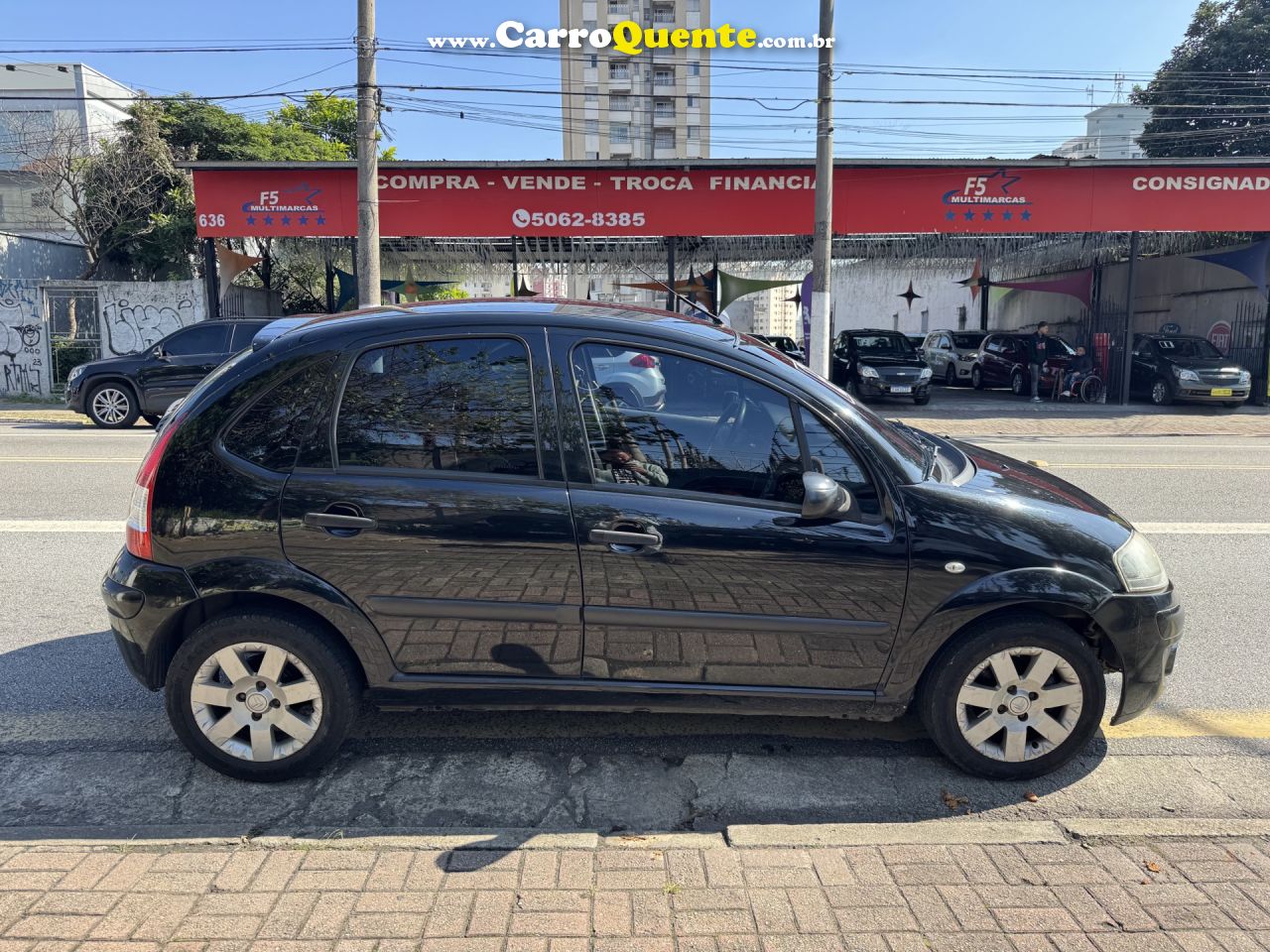 CITROËN   C3 GLX 1.4 GLX SONORA 1.4 FLEX 8V 5P   PRETO 2012 1.4 FLEX - Loja