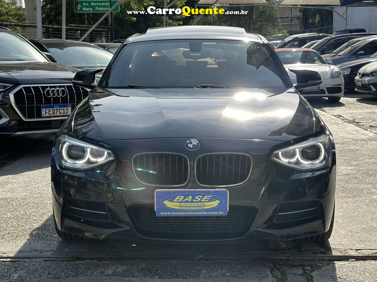 BMW   BMW M 135I 3.0 24V TURBO GASOLINA 4P AUTOMÁTICO   PRETO 2014 3.0 V6 T GASOLINA - Loja