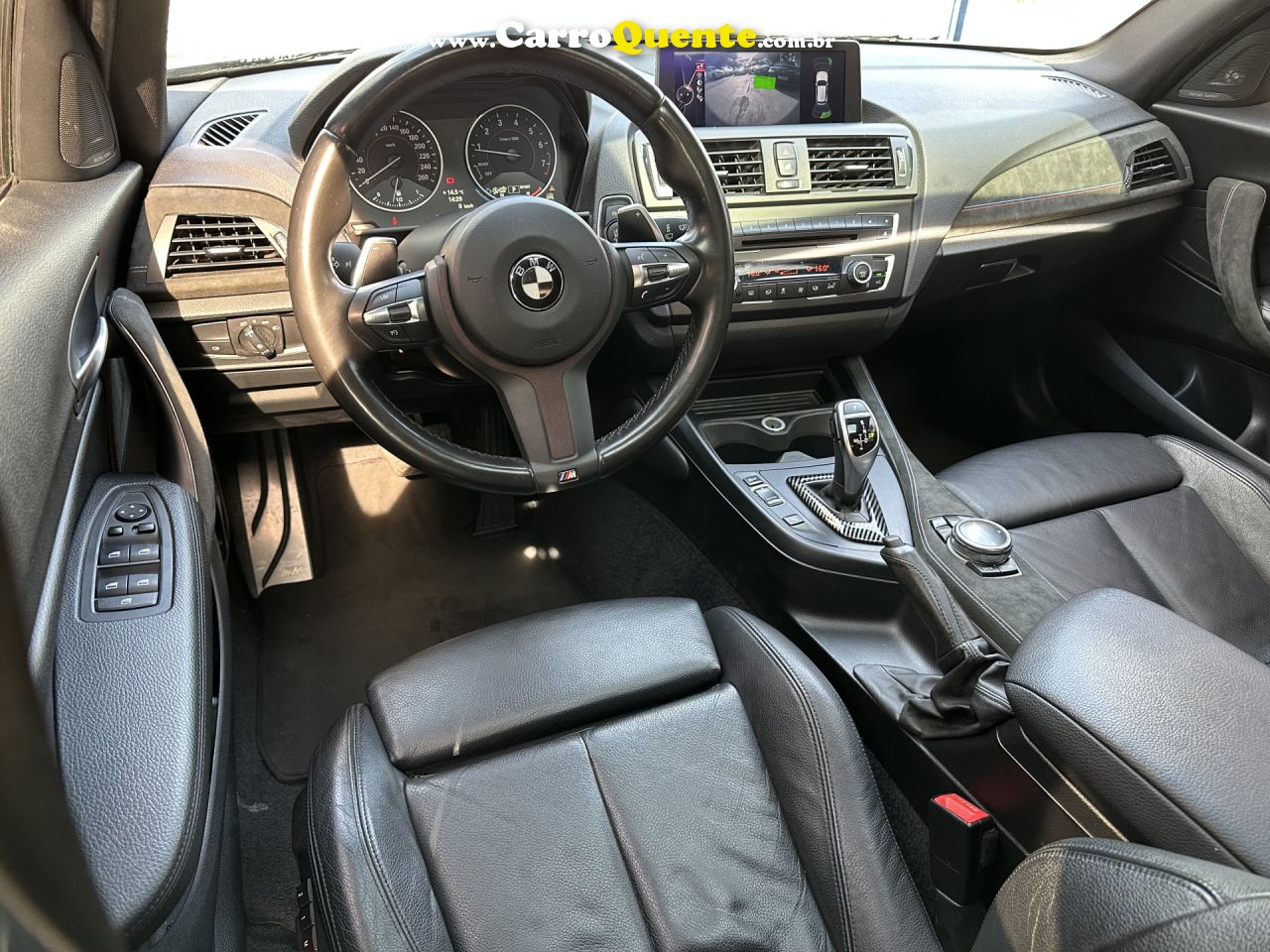 BMW   BMW M 135I 3.0 24V TURBO GASOLINA 4P AUTOMÁTICO   PRETO 2014 3.0 V6 T GASOLINA - Loja