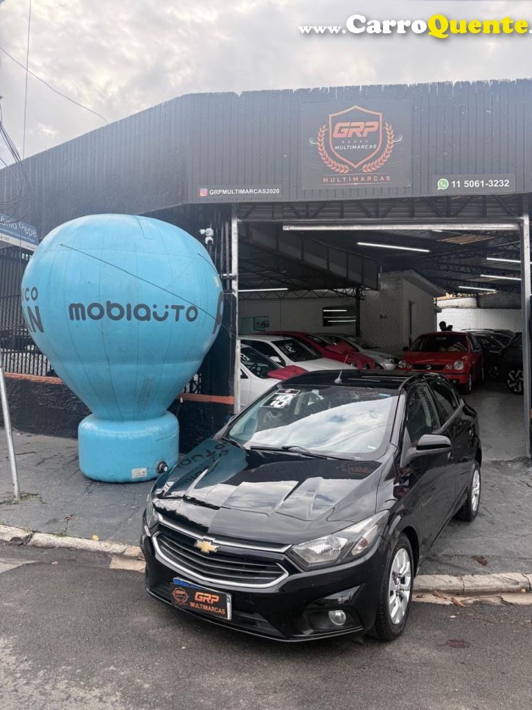 CHEVROLET   ONIX HATCH LT 1.4 8V FLEXPOWER 5P AUT.   PRETO 2018 1.4 FLEX - Loja