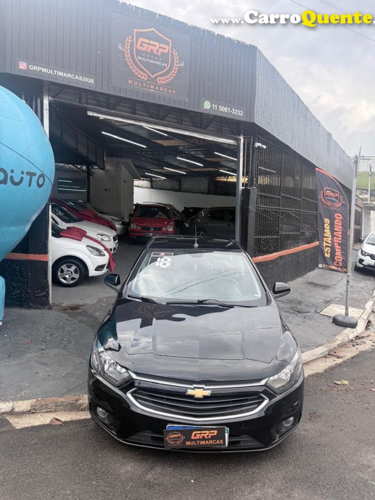 CHEVROLET   ONIX HATCH LT 1.4 8V FLEXPOWER 5P AUT.   PRETO 2018 1.4 FLEX - Loja