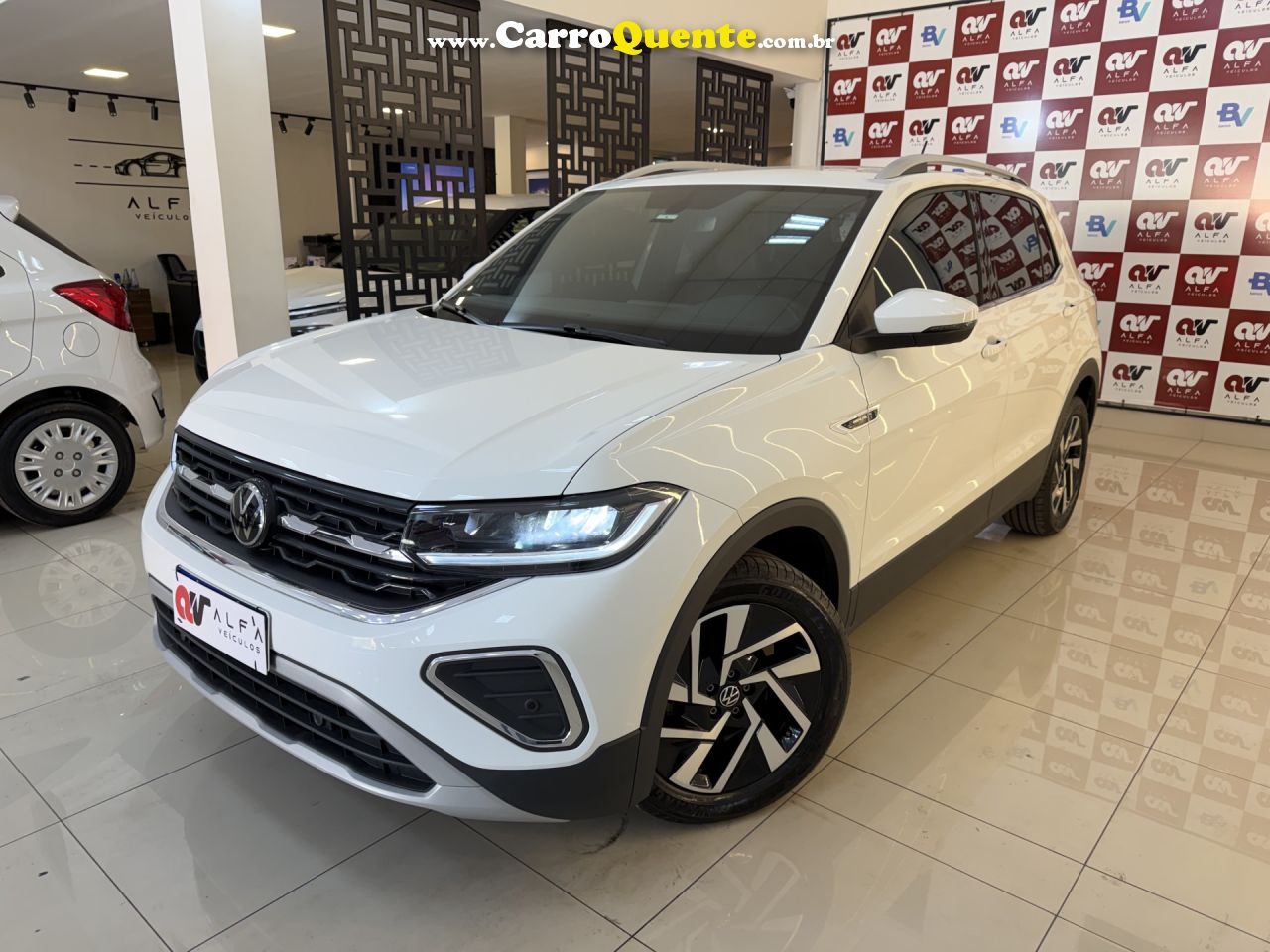 VOLKSWAGEN   T-CROSS HIG. 250 TSI 1.4 FLEX 16V 5P AUT   BRANCO 2025 1.4 FLEX - Loja
