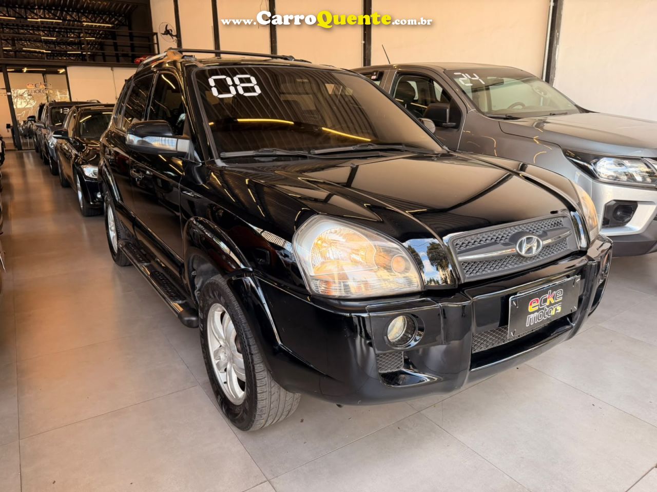 HYUNDAI   TUCSON 2.0 16V AUT.   PRETO 2007 2.0 GASOLINA - Loja