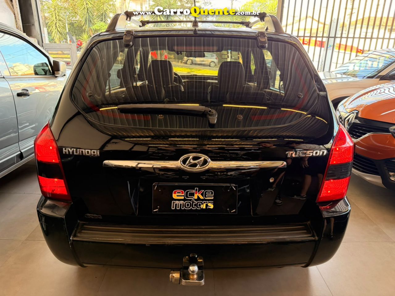 HYUNDAI   TUCSON 2.0 16V AUT.   PRETO 2007 2.0 GASOLINA - Loja