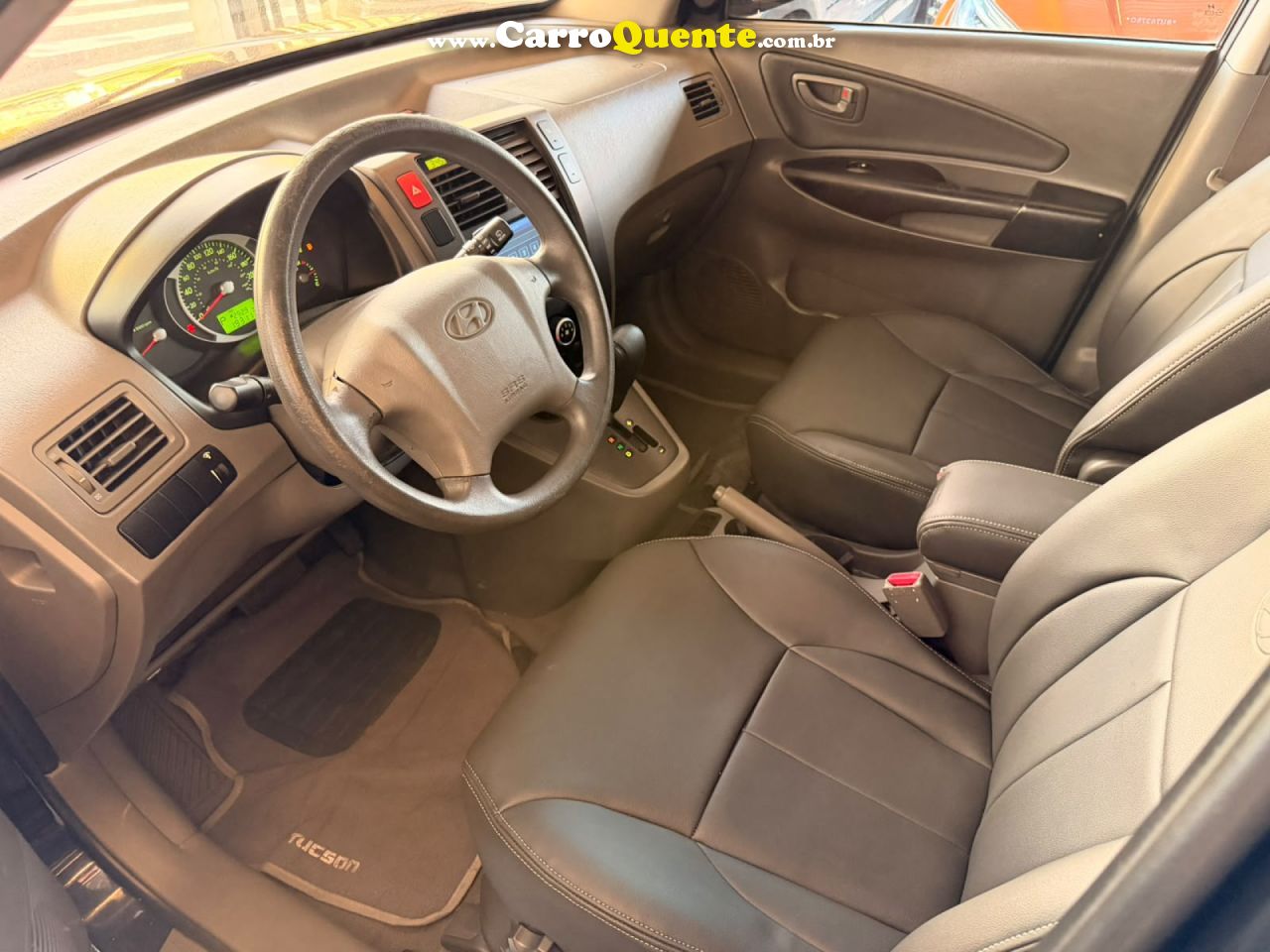 HYUNDAI   TUCSON 2.0 16V AUT.   PRETO 2007 2.0 GASOLINA - Loja