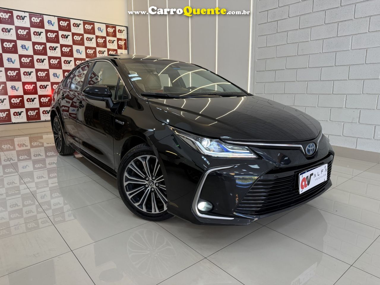 TOYOTA   COROLLA ALTIS PREM. HYBRID 1.8 AUT   PRETO 2021 1.8 GASOLINA - Loja