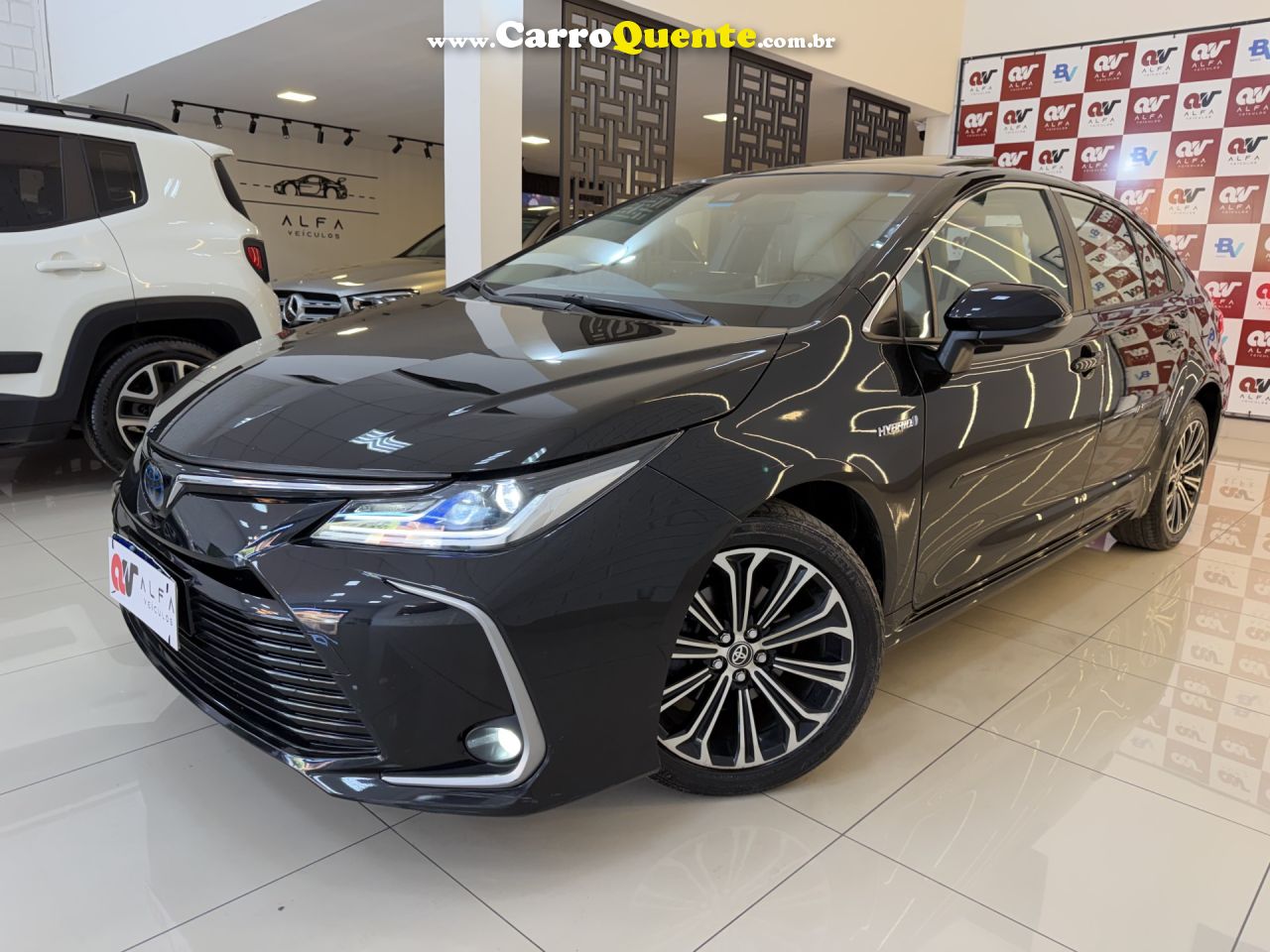 TOYOTA   COROLLA ALTIS PREM. HYBRID 1.8 AUT   PRETO 2021 1.8 GASOLINA - Loja