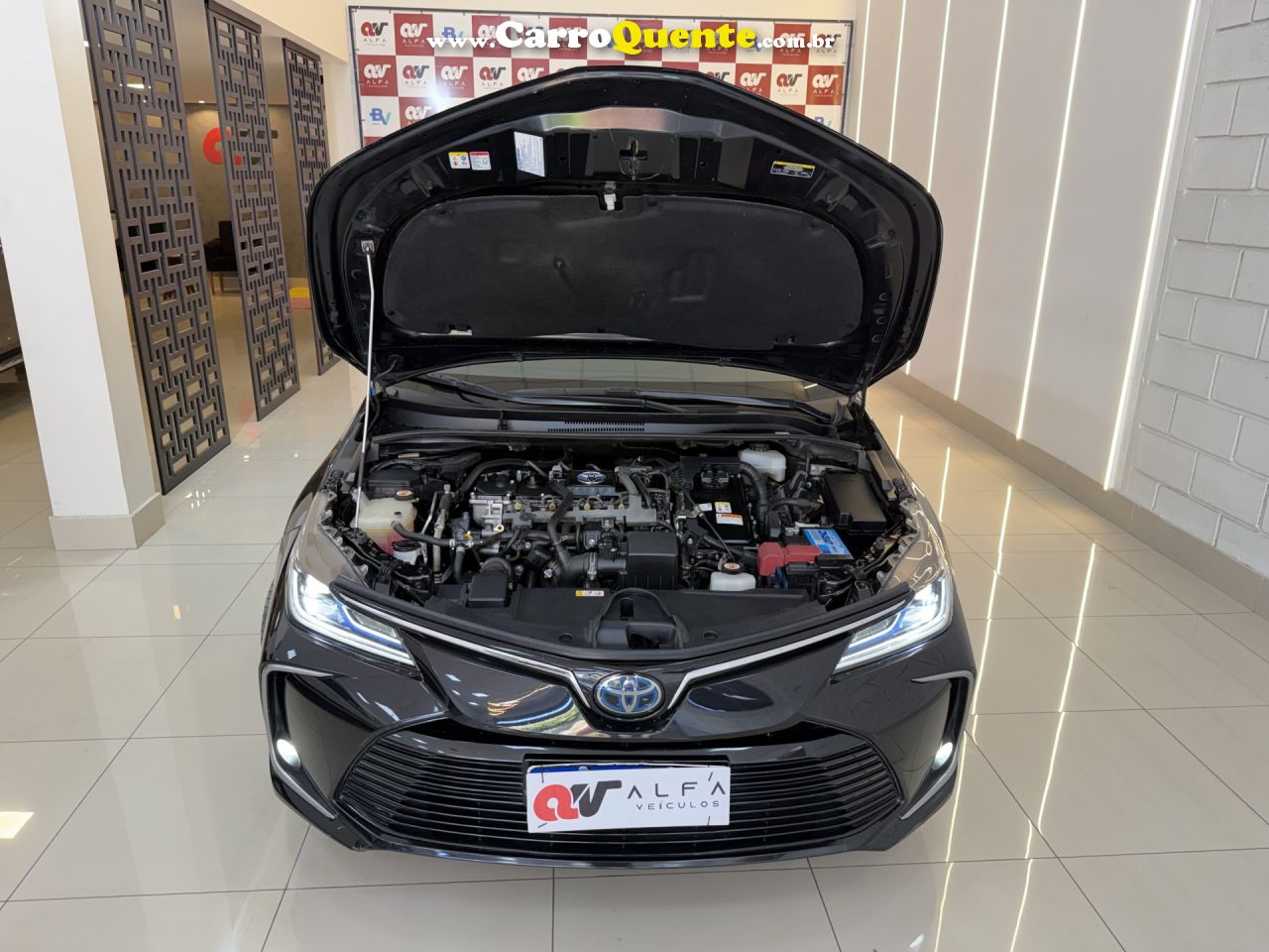 TOYOTA   COROLLA ALTIS PREM. HYBRID 1.8 AUT   PRETO 2021 1.8 GASOLINA - Loja