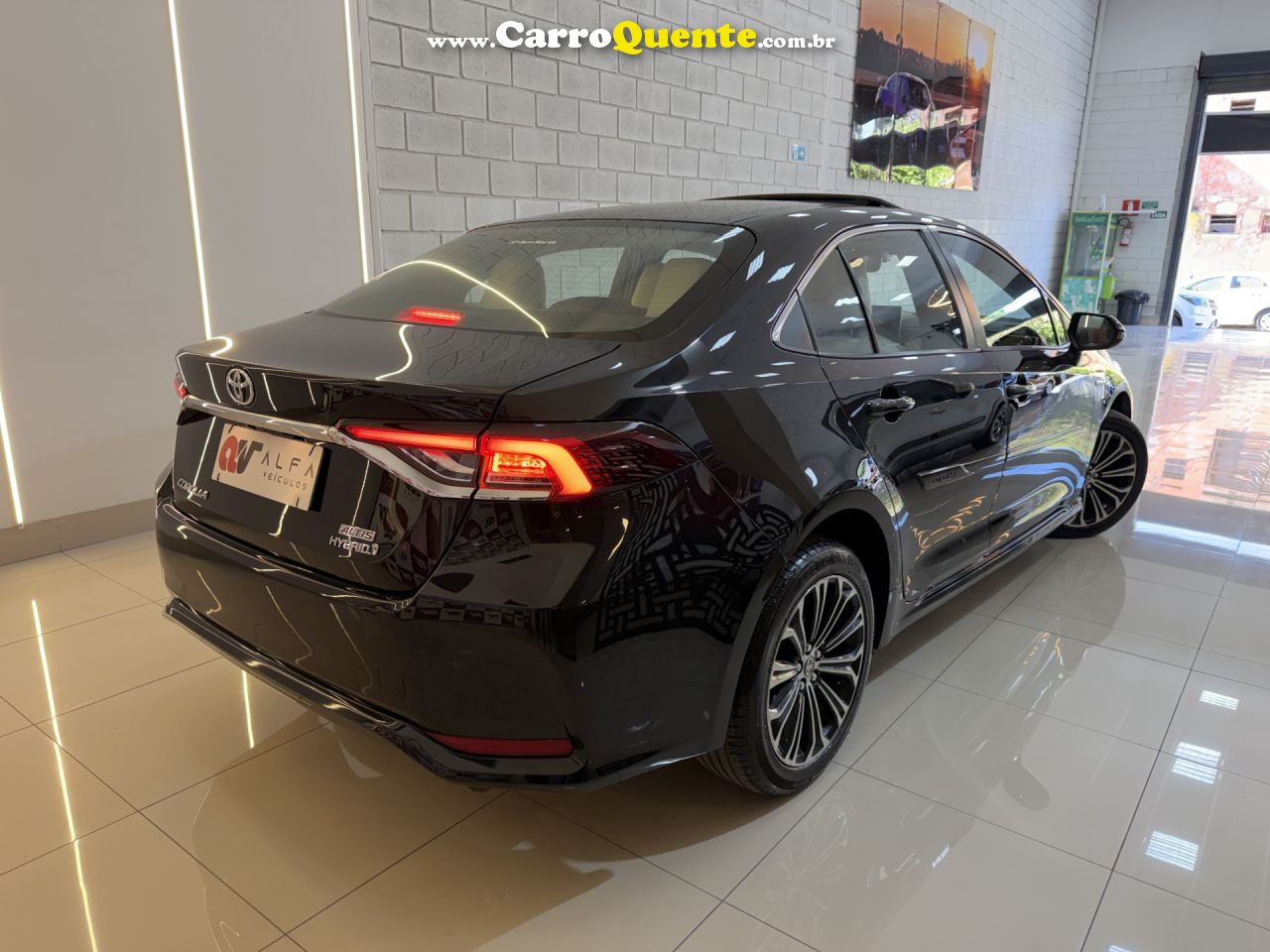 TOYOTA   COROLLA ALTIS PREM. HYBRID 1.8 AUT   PRETO 2021 1.8 GASOLINA - Loja