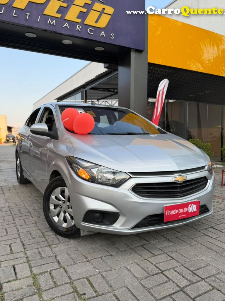 CHEVROLET   ONIX HATCH LT 1.0 8V FLEXPOWER 5P MEC.   PRATA 2019 1.0 FLEX - Loja