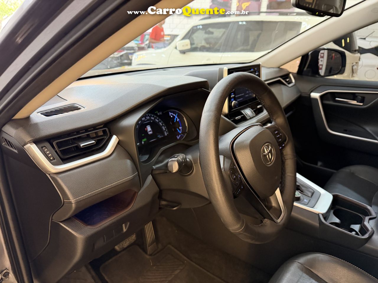 TOYOTA   RAV4 2.5 S 4X4 HYBRID AUT.   CINZA 2019 2.5 GASOLINA - Loja