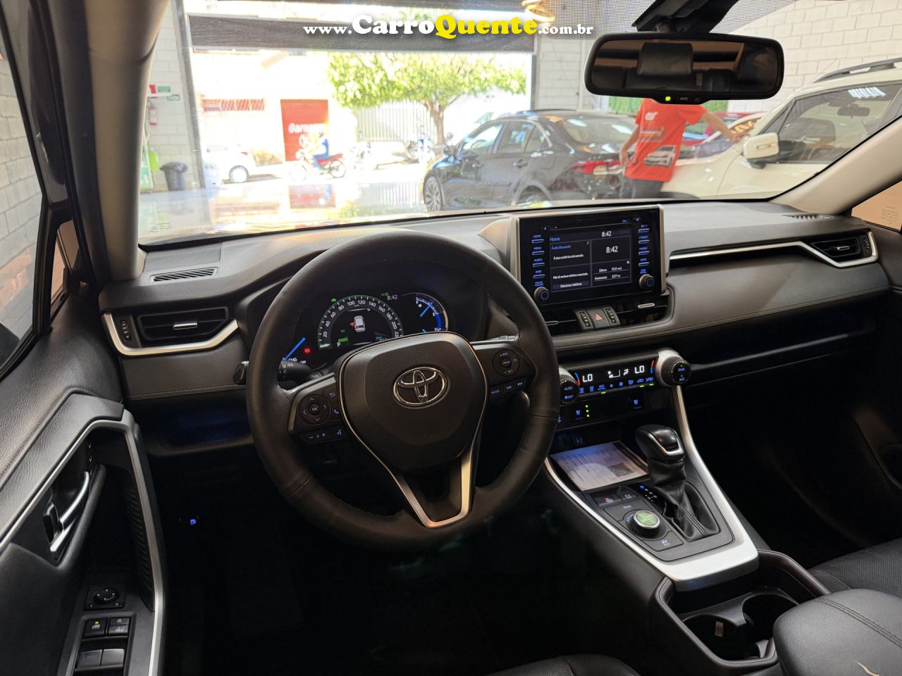 TOYOTA   RAV4 2.5 S 4X4 HYBRID AUT.   CINZA 2019 2.5 GASOLINA - Loja