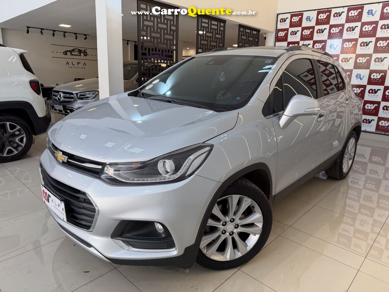 CHEVROLET   TRACKER PREMIER 1.4 TURBO 16V FLEX AUT   PRATA 2019 1.4 FLEX - Loja