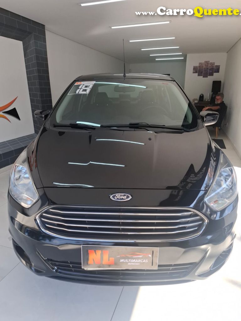 FORD   KA+ SEDAN 1.0 SEL TICVT FLEX 4P   PRETO 2018 1.0 FLEX - Loja
