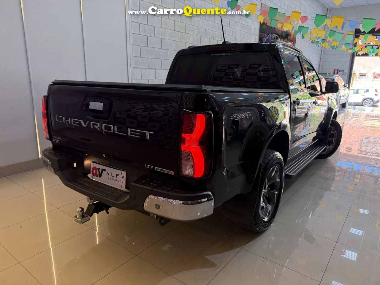 CHEVROLET   S10 PICK-UP LTZ 2.8 TDI 4X2 CD DIES.AUT   PRETO 2025 2.8 GASOLINA - Loja