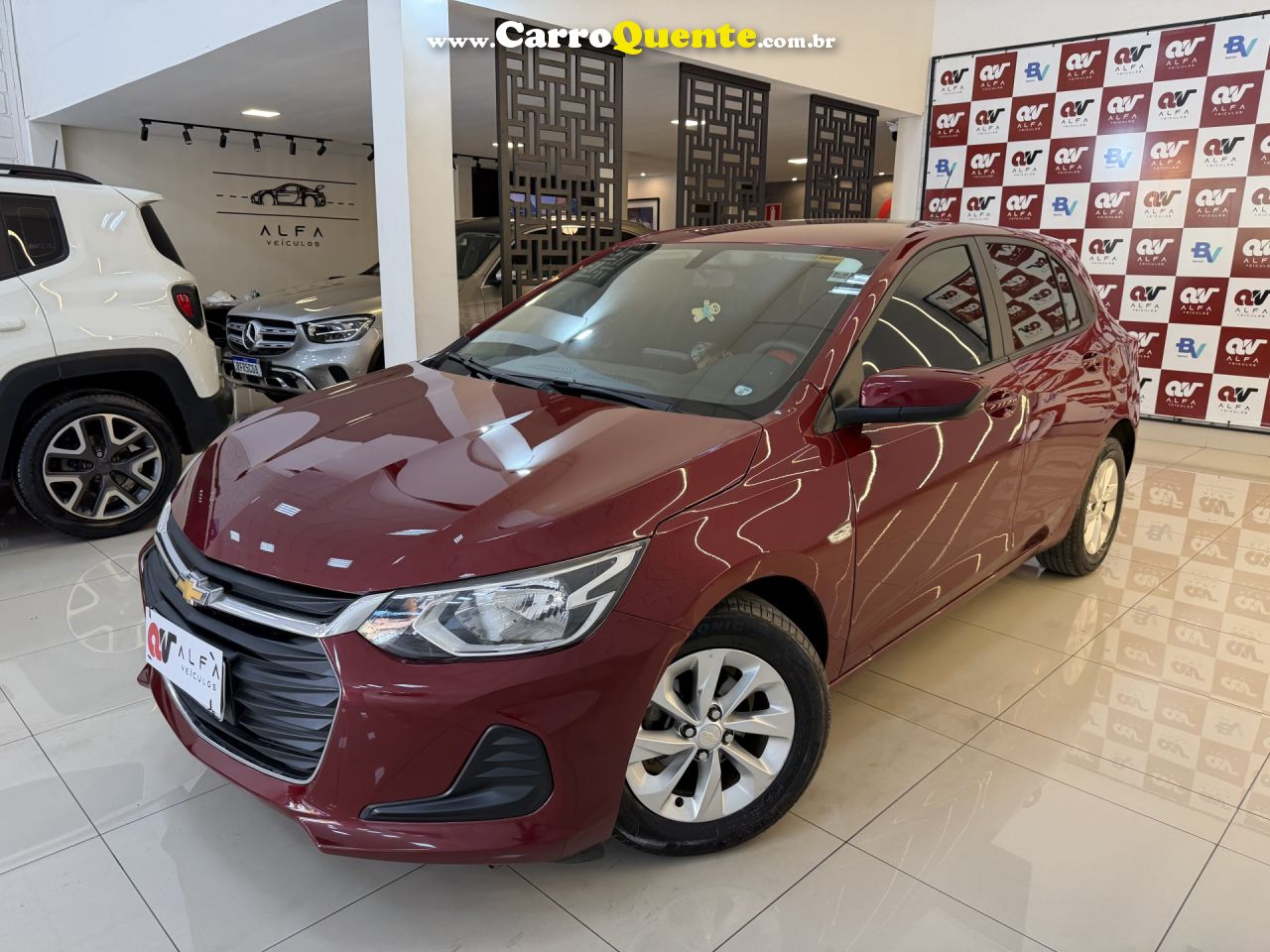 CHEVROLET   ONIX HATCH LT 1.0 12V FLEX 5P MEC.   VERMELHO 2023 1.0 FLEX - Loja