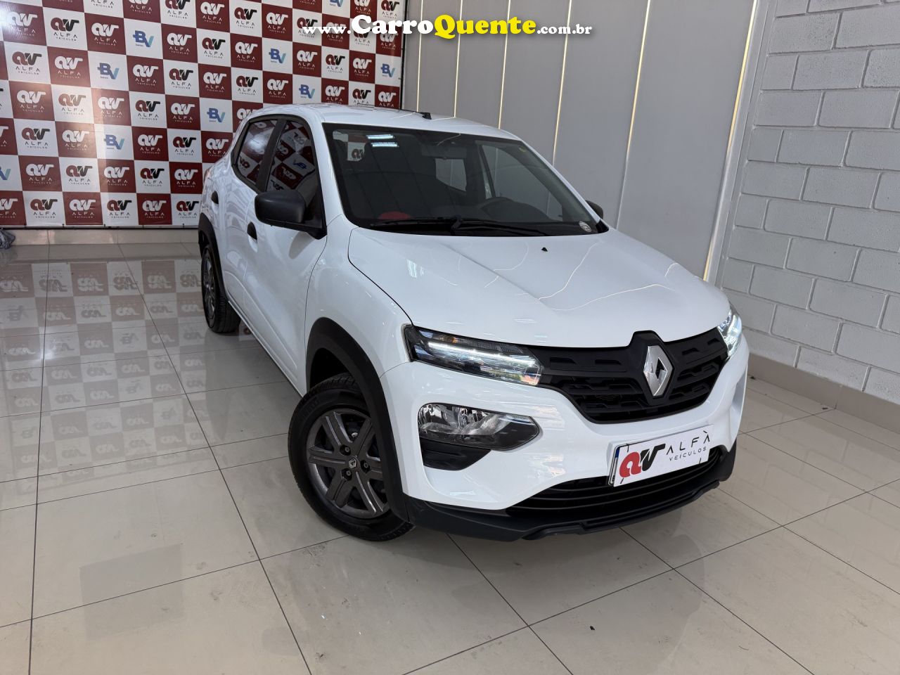 RENAULT   KWID ZEN 1.0 FLEX 12V 5P MEC.   BRANCO 2024 1.0 FLEX - Loja