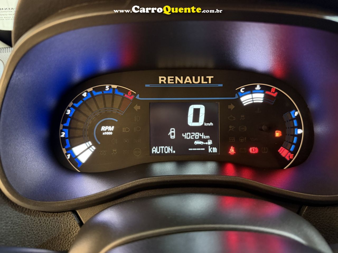 RENAULT   KWID ZEN 1.0 FLEX 12V 5P MEC.   BRANCO 2024 1.0 FLEX - Loja