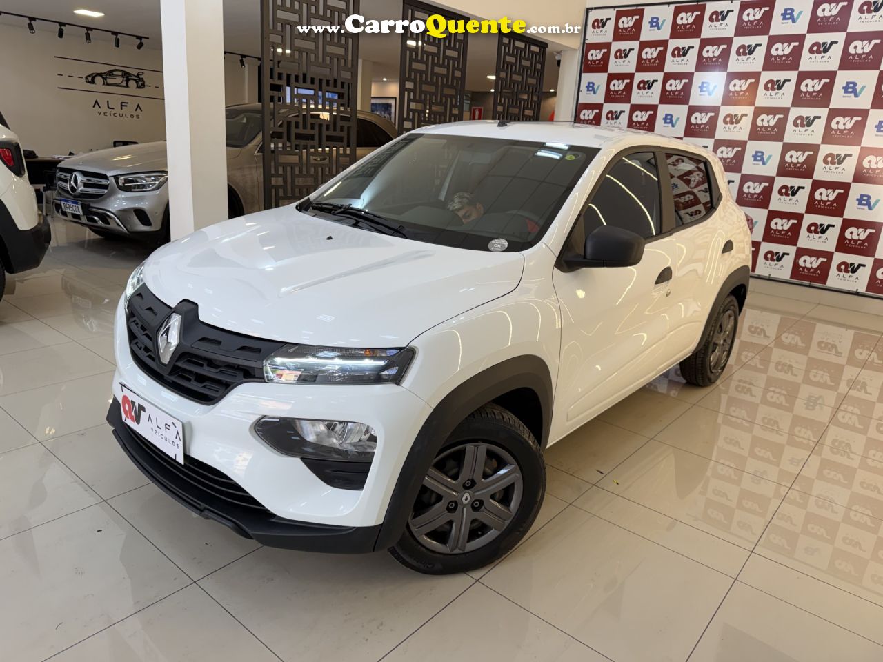 RENAULT   KWID ZEN 1.0 FLEX 12V 5P MEC.   BRANCO 2024 1.0 FLEX - Loja