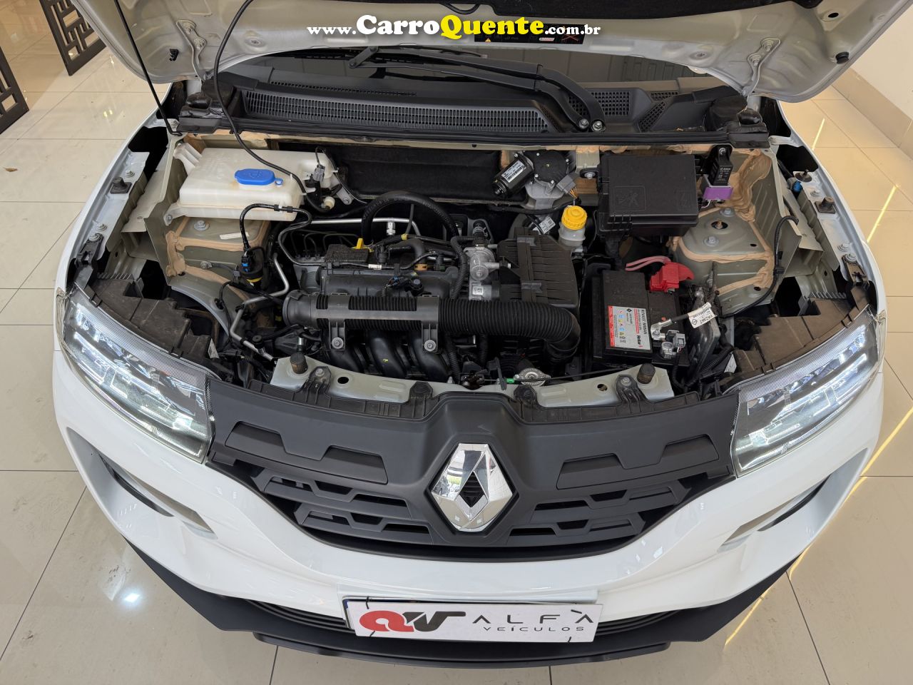 RENAULT   KWID ZEN 1.0 FLEX 12V 5P MEC.   BRANCO 2024 1.0 FLEX - Loja