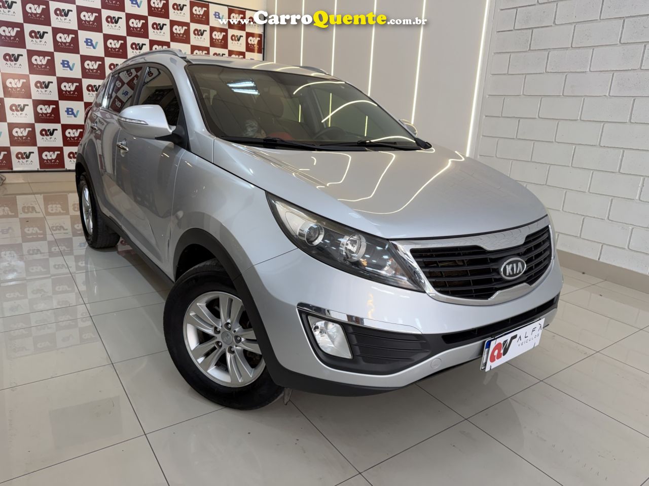KIA   SPORTAGE EX 2.0 16V 2.0 16V FLEX AUT.   PRATA 2012 2.0 FLEX - Loja