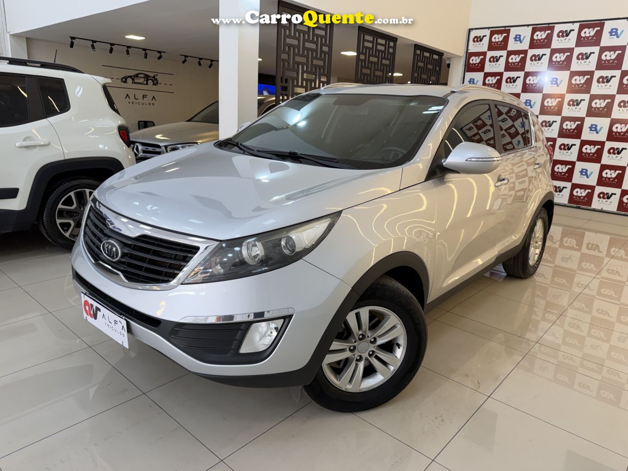 KIA   SPORTAGE EX 2.0 16V 2.0 16V FLEX AUT.   PRATA 2012 2.0 FLEX - Loja
