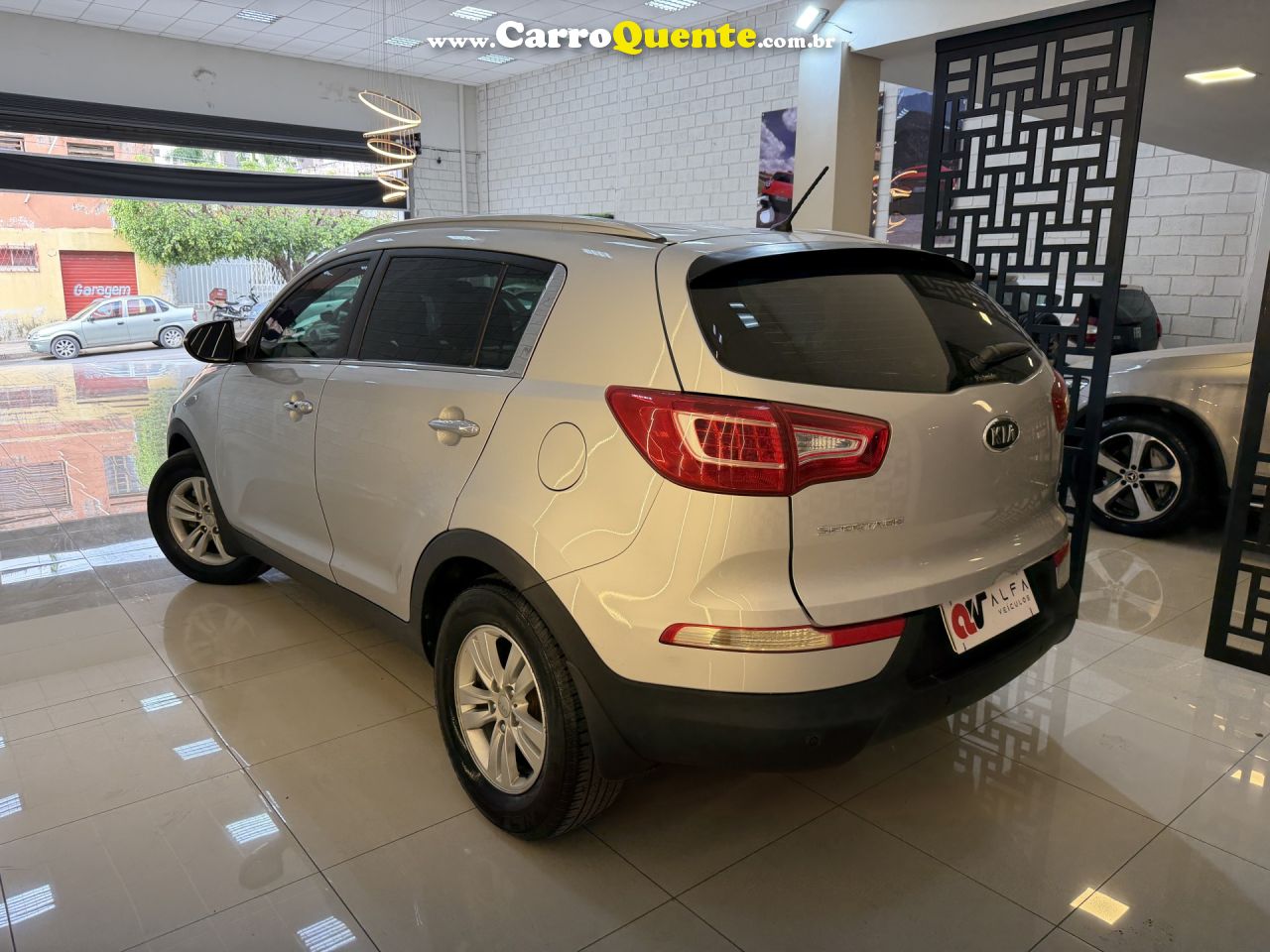 KIA   SPORTAGE EX 2.0 16V 2.0 16V FLEX AUT.   PRATA 2012 2.0 FLEX - Loja