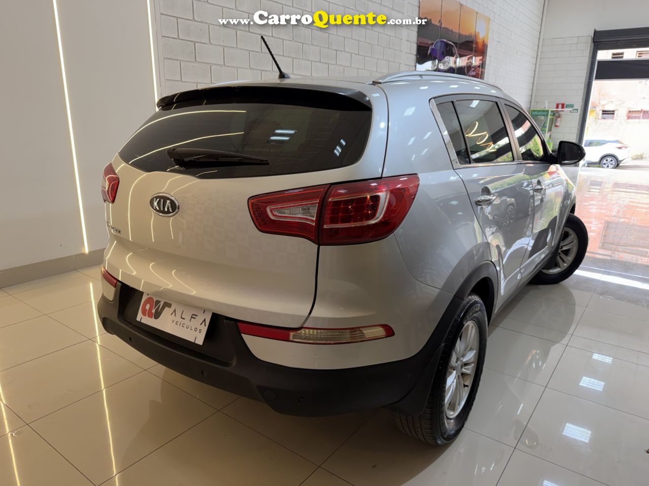 KIA   SPORTAGE EX 2.0 16V 2.0 16V FLEX AUT.   PRATA 2012 2.0 FLEX - Loja
