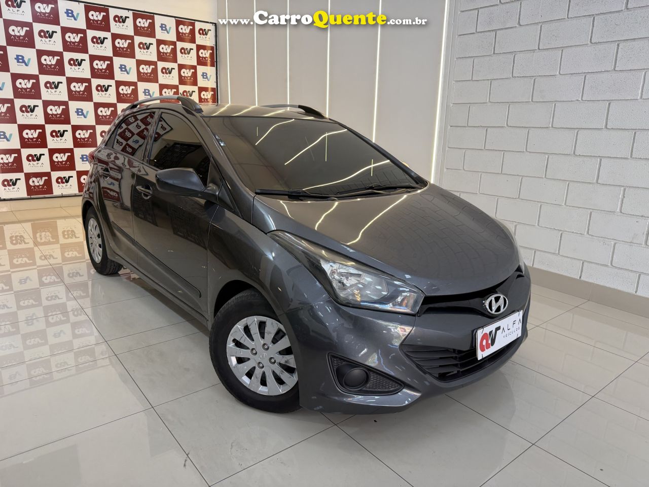 HYUNDAI   HB20 COMF.C.PLUSC.STYLE 1.0 FLEX 12V   CINZA 2013 1.0 FLEX - Loja