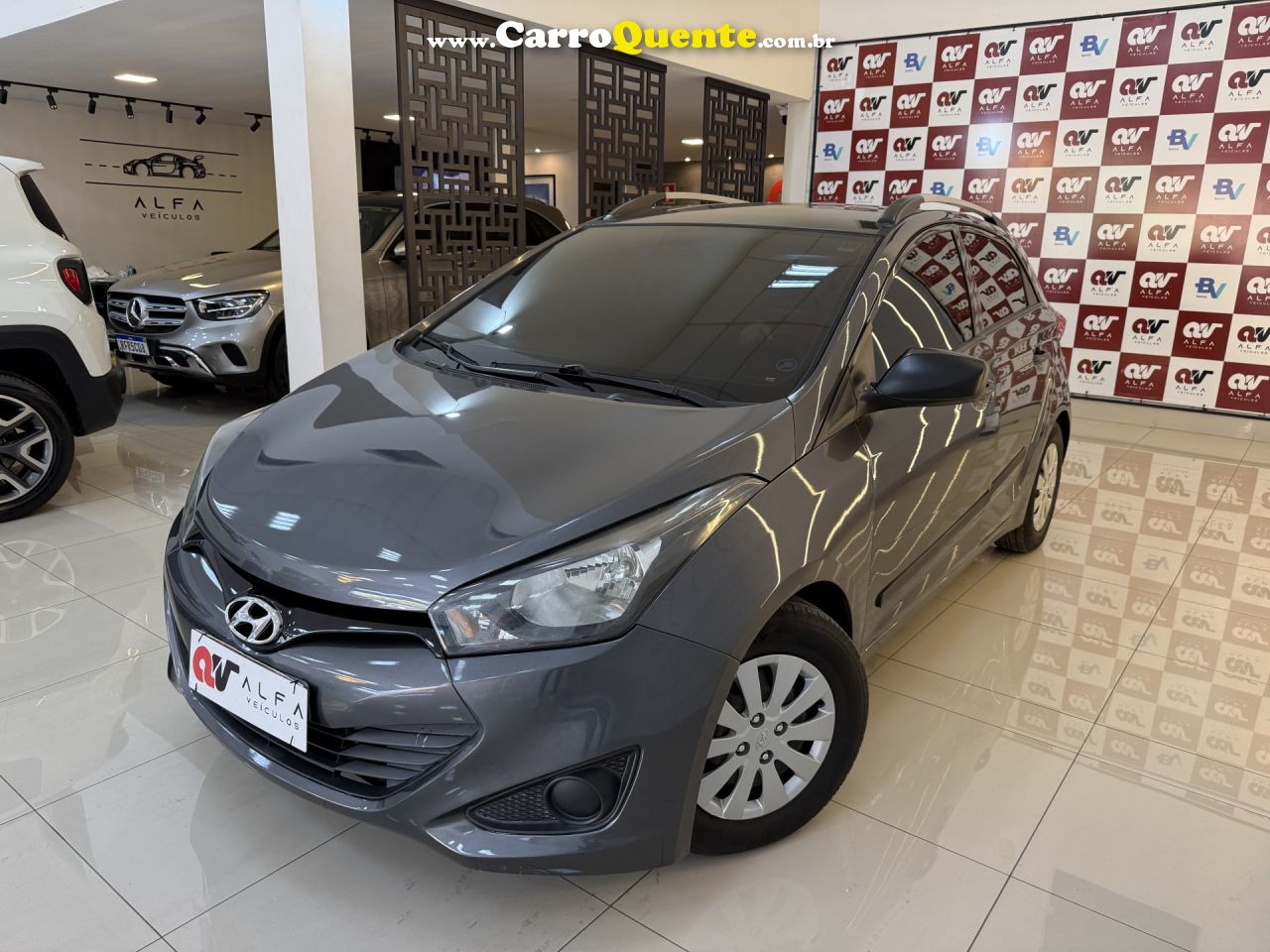 HYUNDAI   HB20 COMF.C.PLUSC.STYLE 1.0 FLEX 12V   CINZA 2013 1.0 FLEX - Loja