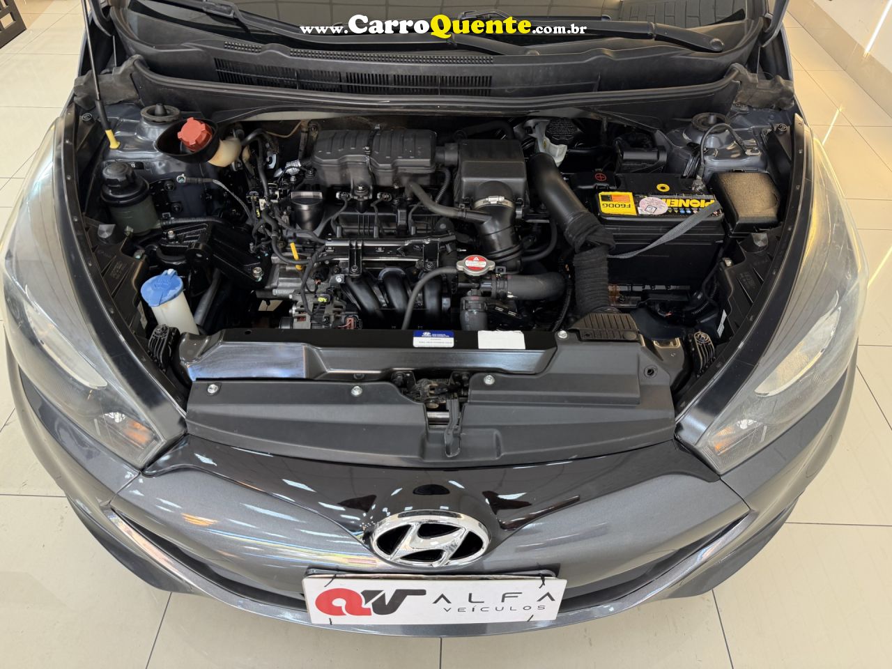 HYUNDAI   HB20 COMF.C.PLUSC.STYLE 1.0 FLEX 12V   CINZA 2013 1.0 FLEX - Loja