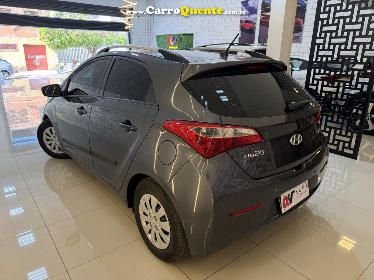 HYUNDAI   HB20 COMF.C.PLUSC.STYLE 1.0 FLEX 12V   CINZA 2013 1.0 FLEX - Loja