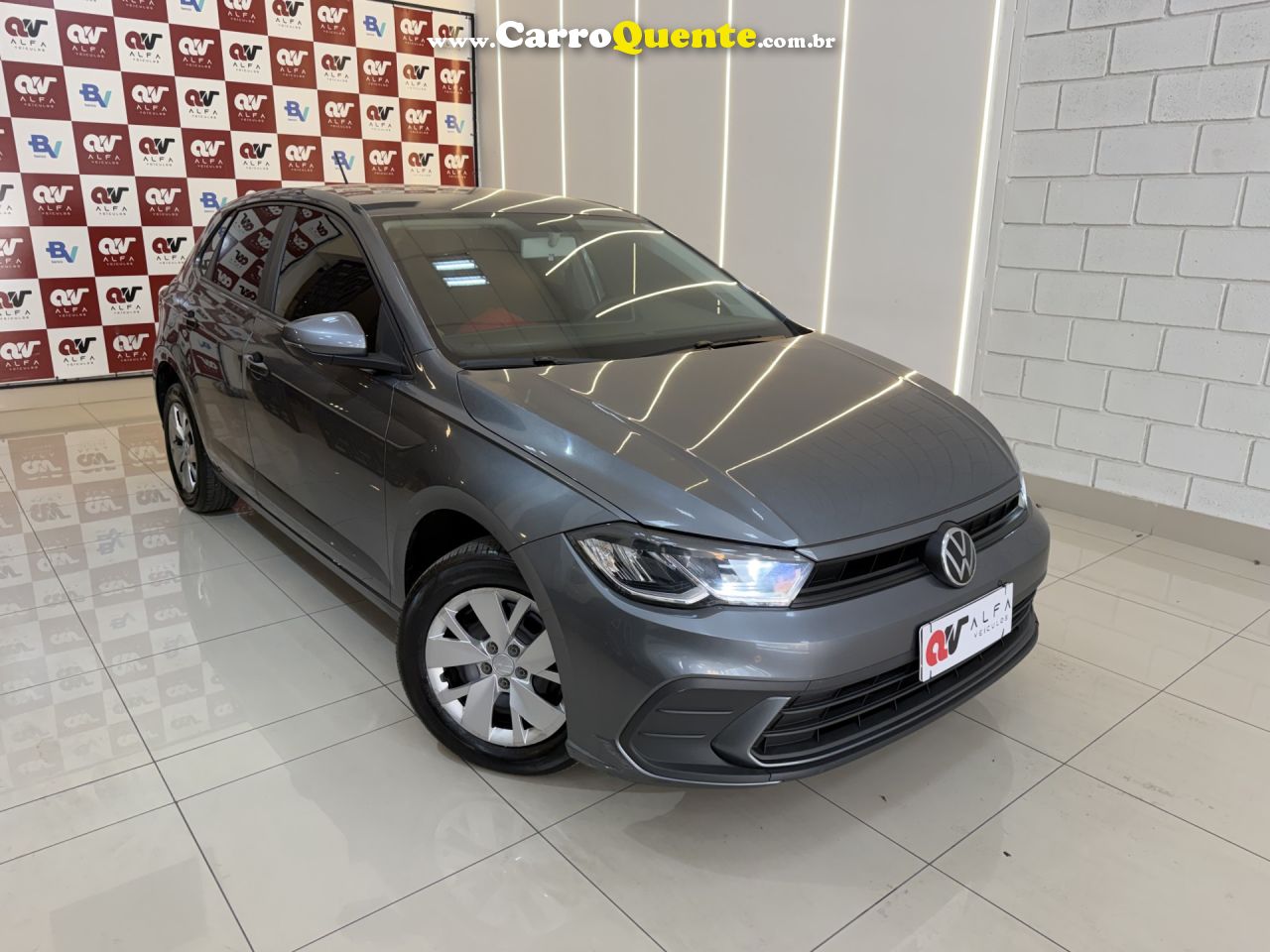 VOLKSWAGEN   POLO 1.0 FLEX 12V 5P   CINZA 2023 1.0 FLEX - Loja