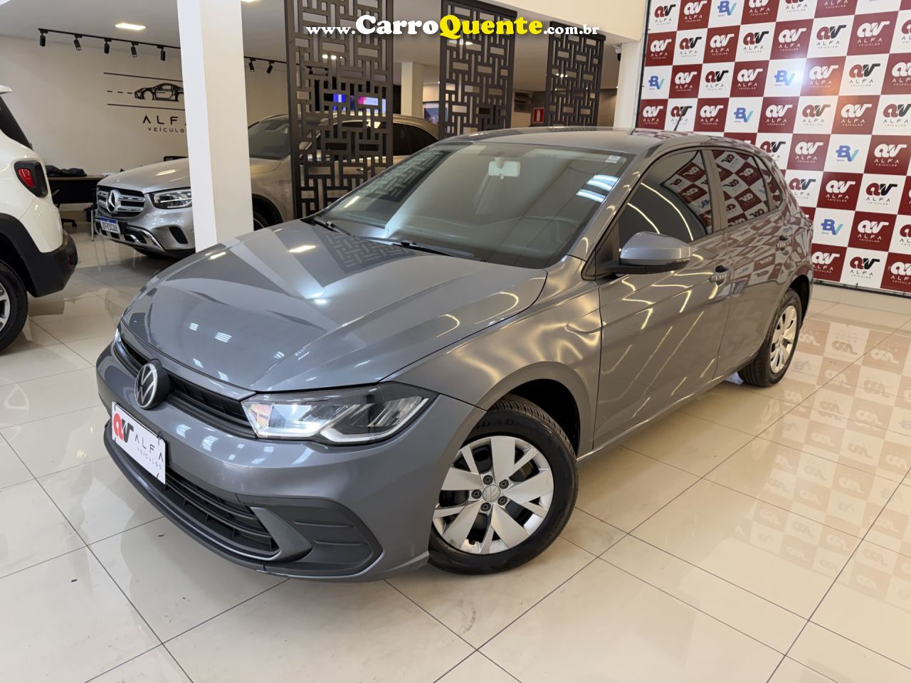 VOLKSWAGEN   POLO 1.0 FLEX 12V 5P   CINZA 2023 1.0 FLEX - Loja