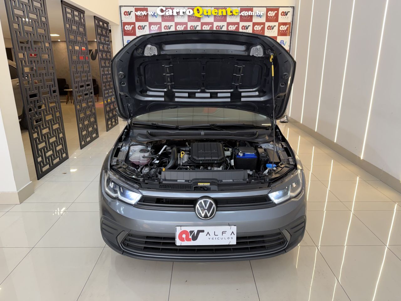 VOLKSWAGEN   POLO 1.0 FLEX 12V 5P   CINZA 2023 1.0 FLEX - Loja