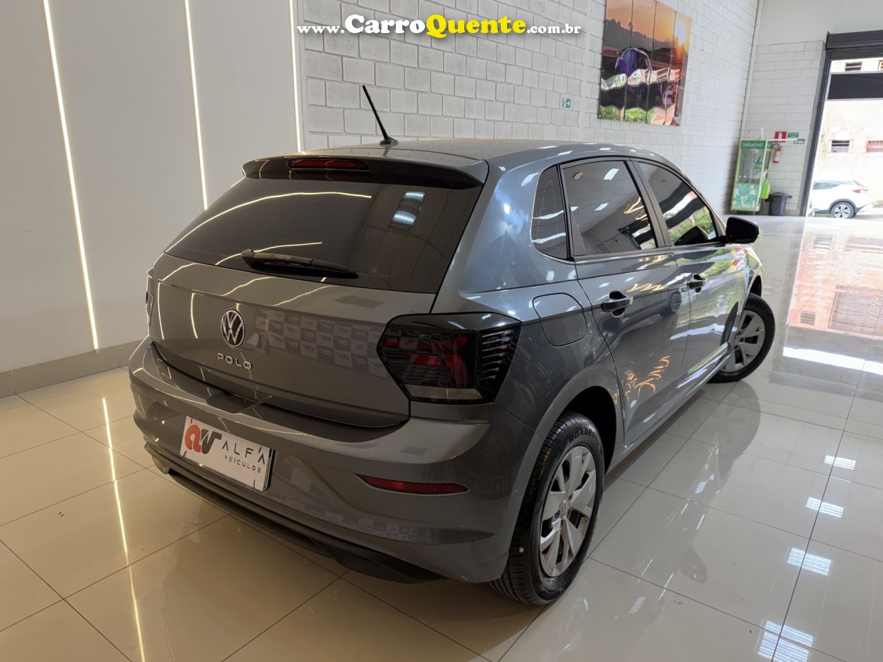 VOLKSWAGEN   POLO 1.0 FLEX 12V 5P   CINZA 2023 1.0 FLEX - Loja