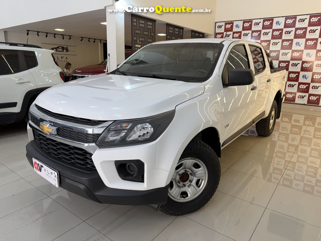CHEVROLET   S10 PICK-UP LS 2.8 TDI 4X4 CD DIES. MEC.   BRANCO 2022 2.8 DIESEL - Loja