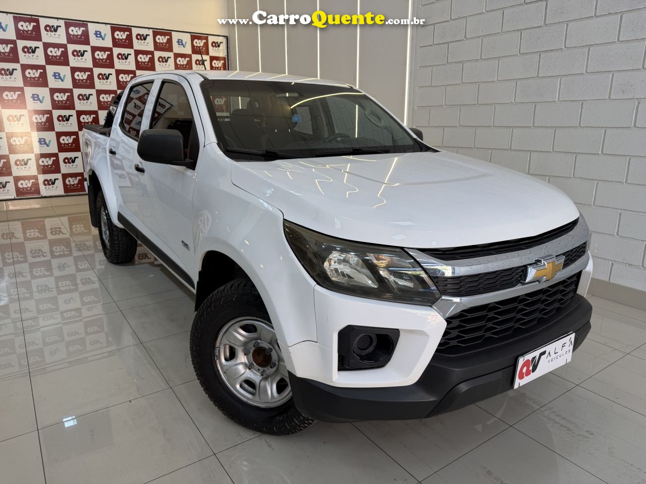 CHEVROLET   S10 PICK-UP LS 2.8 TDI 4X4 CD DIES. MEC.   BRANCO 2022 2.8 DIESEL - Loja