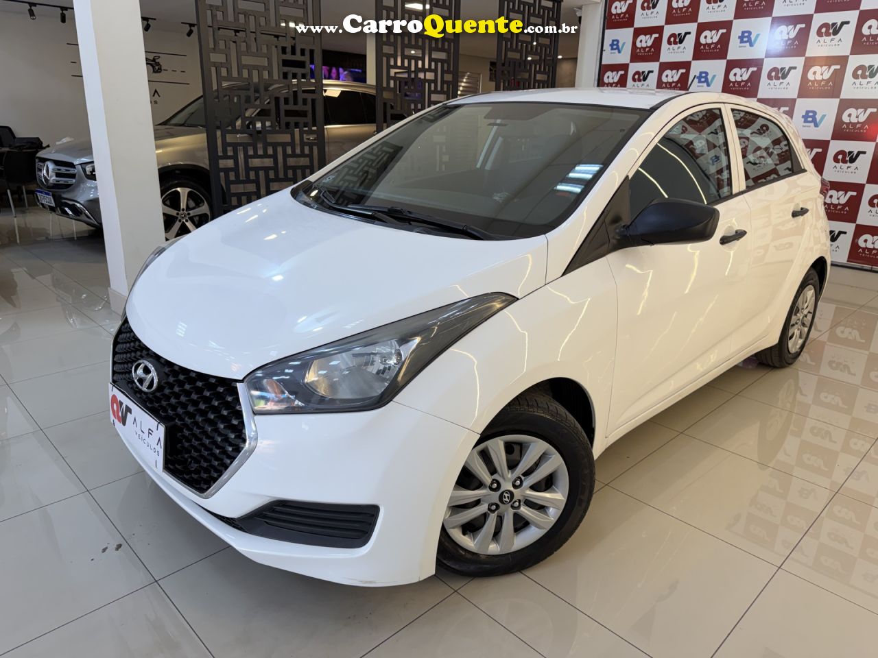 HYUNDAI   HB20 UNIQUE 1.0 FLEX 12V MEC.   BRANCO 2019 1.0 FLEX - Loja