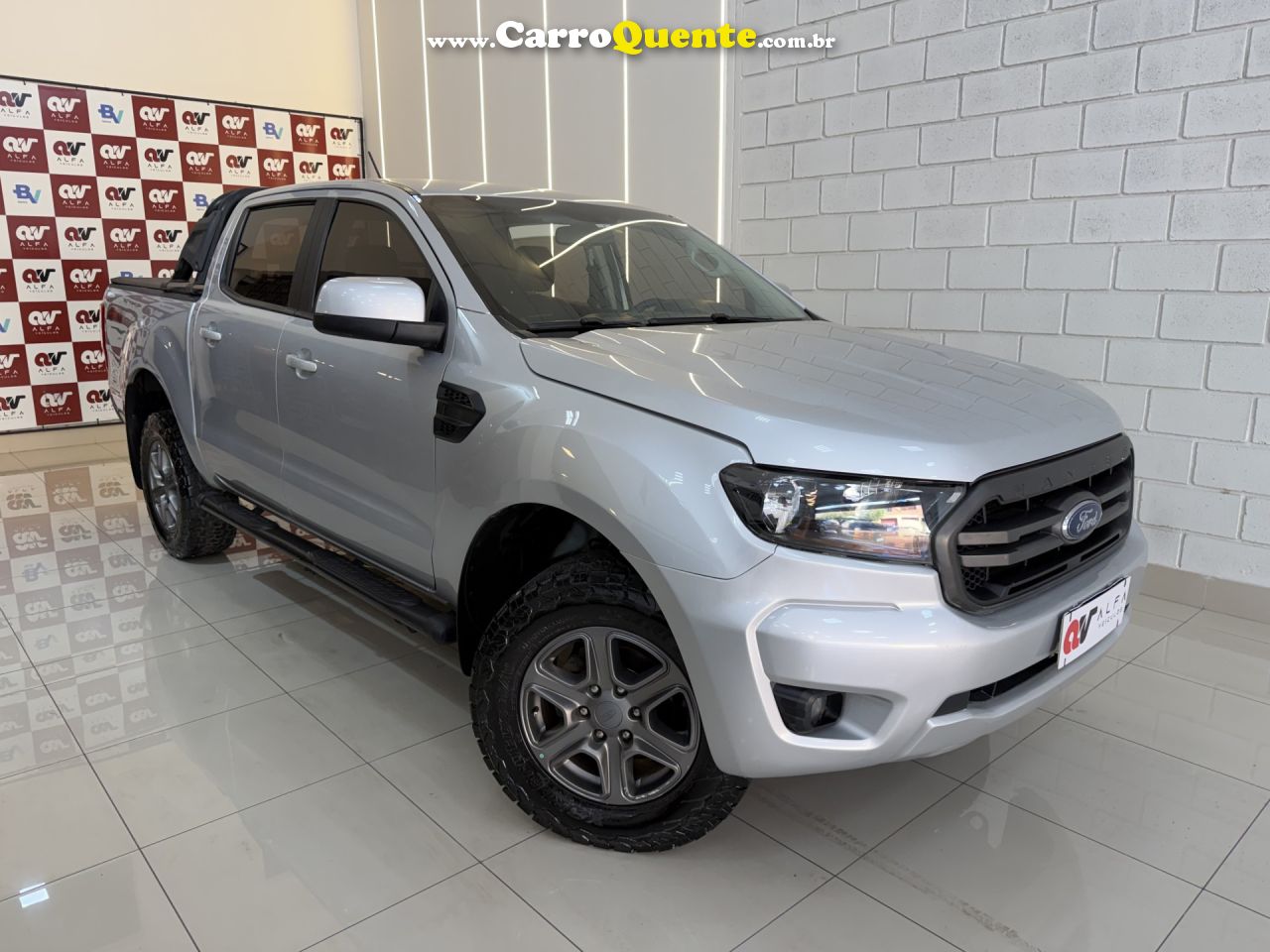 FORD   RANGER XLS 2.2 4X4 CD DIESEL AUT.   PRATA 2022 2.2 DIESEL - Loja