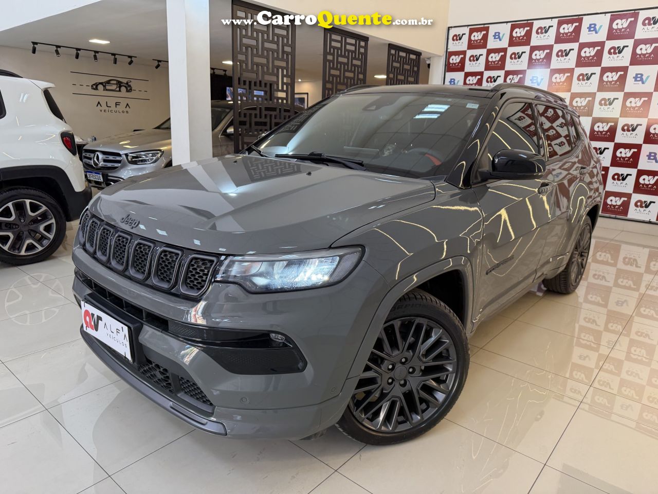 JEEP   COMPASS S T270 1.3 TB 4X2 FLEX AUT.   CINZA 2022 1.3 FLEX - Loja