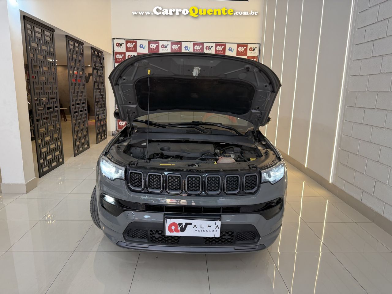 JEEP   COMPASS S T270 1.3 TB 4X2 FLEX AUT.   CINZA 2022 1.3 FLEX - Loja