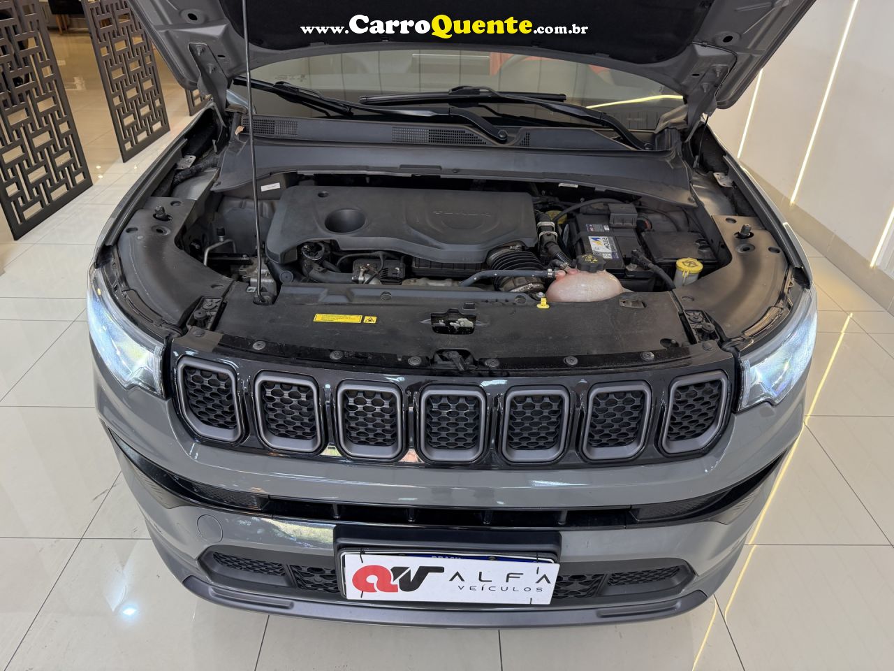 JEEP   COMPASS S T270 1.3 TB 4X2 FLEX AUT.   CINZA 2022 1.3 FLEX - Loja