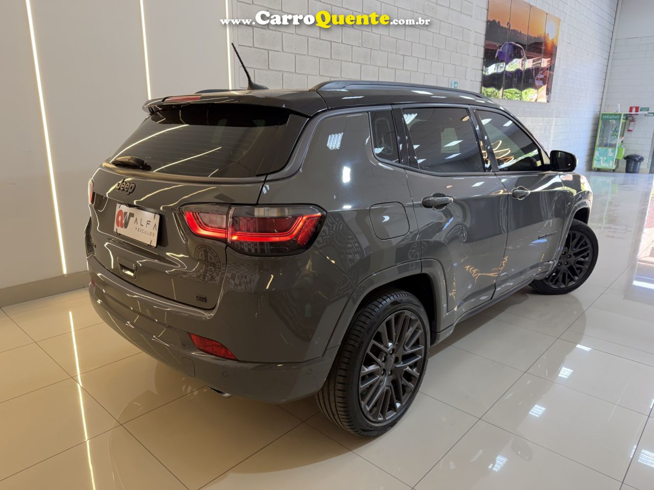 JEEP   COMPASS S T270 1.3 TB 4X2 FLEX AUT.   CINZA 2022 1.3 FLEX - Loja
