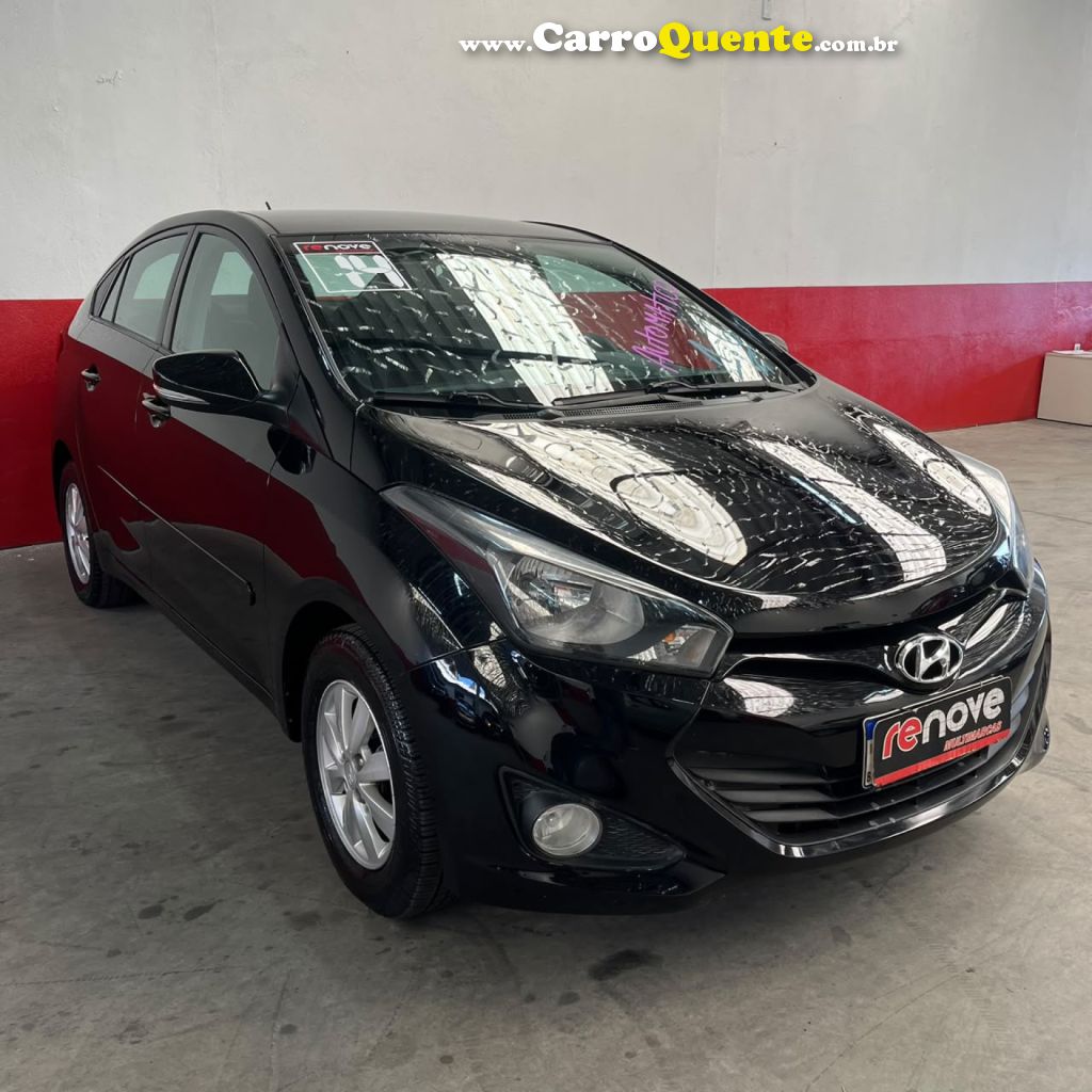 HYUNDAI   HB20S C.STYLEC.PLUS1.6 FLEX 16V AUT. 4P   PRETO 2014 1.6 FLEX - Loja