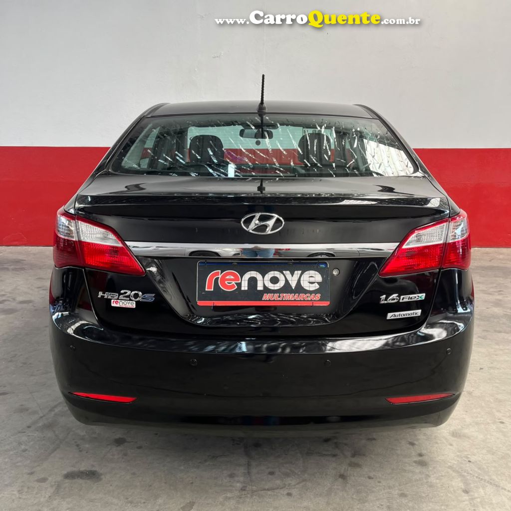 HYUNDAI   HB20S C.STYLEC.PLUS1.6 FLEX 16V AUT. 4P   PRETO 2014 1.6 FLEX - Loja