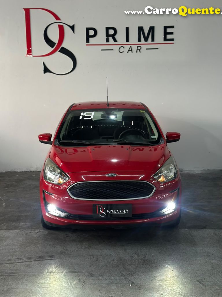 FORD   KA 1.0 SESE PLUS TIVCT FLEX 5P   VERMELHO 2019 1.0 FLEX - Loja