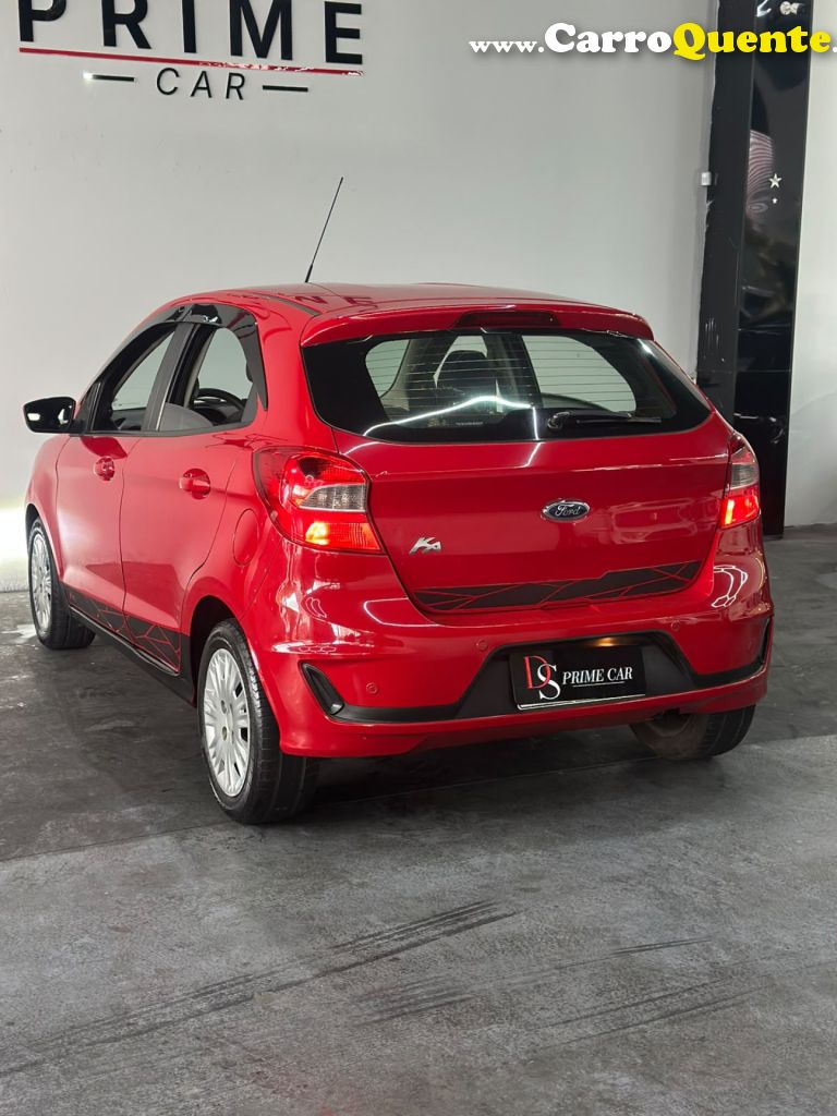 FORD   KA 1.0 SESE PLUS TIVCT FLEX 5P   VERMELHO 2019 1.0 FLEX - Loja