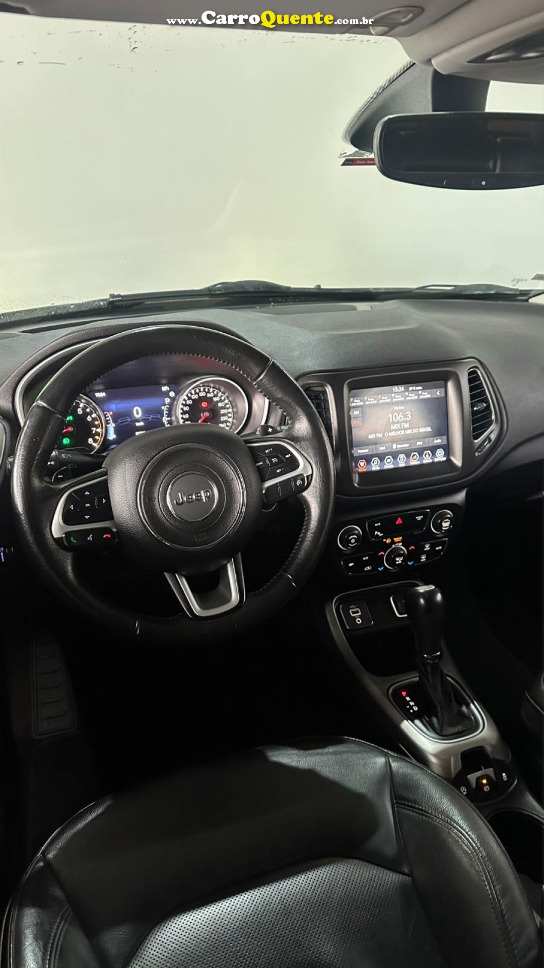 JEEP   COMPASS LONGITUDE 2.0 4X2 FLEX 16V AUT.   BRANCO 2020 2.0 FLEX - Loja
