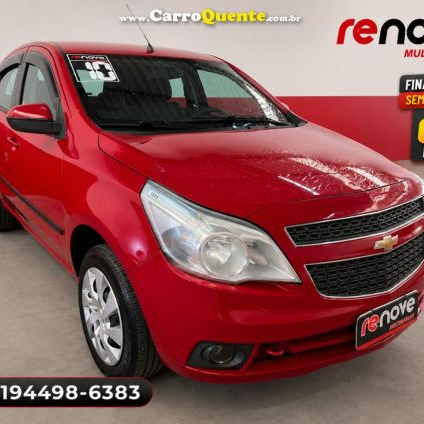 CHEVROLET   AGILE LT 1.4 MPFI 8V FLEXPOWER 5P   VERMELHO 2010 1.4 FLEX